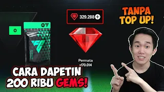 CARA MUDAH DAPETIN 200 RIBU GEMS TANPA TOP UP!! FC Mobile Indonesia