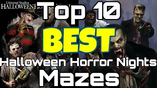 Top 10 Best HHN Hollywood Mazes