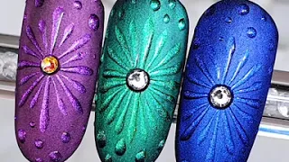 Joya Mia 9D Cat eye gel polish nail art design