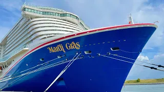 Carnival Mardi Gras Arriving to Port Canaveral! | Tour of New Terminal 3 & Official Welcome Ceremony