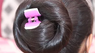 Very Easy Summer 🌞 Bun Hairstyles Girls For Medium Long Hair | Daily Routine Bun Hairstyles Girls