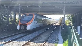 🇸🇮Двойной Электропоезд Renfe 465 (Civia) прибывает к станции #Viladecans