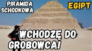 SZOK! Wchodzę Do Grobowca! Świątynia Hatszepsut I Sakkara I Piramida Schodkowa Dżesera Egipt 12