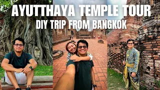 Ayutthaya Temple Tours: DIY Trip from Bangkok🇹🇭 (Pinoy Vlog)