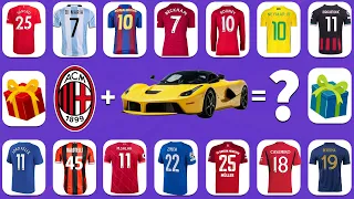 (Part 2) Guess the Car ,Club, and Song of Famous Football Players|Ronaldo, Messi, Neymar, Haaland