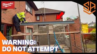 THIS WAS STUPID DO NOT COPY !!..CONSERVATORY TO EXTENSION PT 9