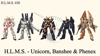 H.L.M.S. - Unicorn, Banshee & Phenex (Welcome to the Gundam Magic School) ft. MJ2005Gundam