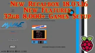 New Recalbox New Features - 8,000+ Games Update