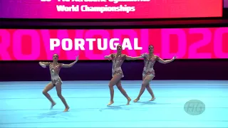 Portugal 2 (POR) - 2022 Acrobatic Worlds, Baku (AZE) - Balance Qualification  Women's Group