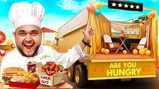 I Opened 5 Star Resturant in My Luxury Truck 🚛 24 Hours Challenge 😱😱* सबसे सस्ता 5 star *