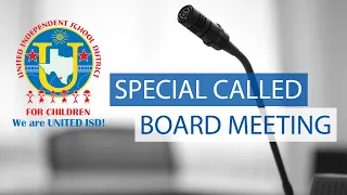 Special Called Board Meeting - August 23, 2021