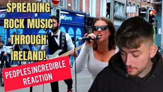 Måneskin - I Wanna Be Your Slave | Allie Sherlock Street performance (Cover) REACTION