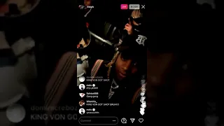 Lil Durk Finds Out King Von Died On Instagram Live #RIP