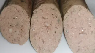 Домашняя ливерная колбаса. ( Hausgemachte Leberwurst)