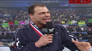 Kurt Angle, Stone Cold, The Rock, & Vince McMahon Segment | March 1, 2001 Smackdown Part 1/2