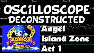 Sonic 3 and Knuckles - Angel Island Zone Act 1 - Oscilloscope Deconstruction