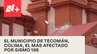 Tecomán, el municipio de Colima más afectado tras el sismo del 19 de septiembre - En Punto