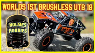 Worlds First Brushless Capra UTB18 Holmes Hobbies Crawlmaster