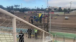 WMR Midgets crash - Ventura Raceway 2022 - 8/27/22