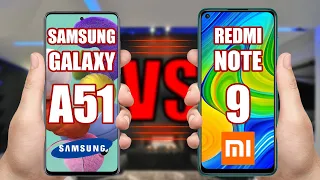 Samsung Galaxy A51 vs Xiaomi Redmi Note 9