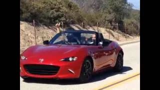 New 2016 Mazda Miata MX5 ND at Laguna Seca