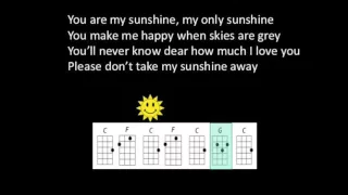 You Are My Sunshine Little Chicken Ukulele Play Along