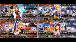 DFFOO Random Pulling - Jack - Ramza - Aerith - Wakka - Snow - Cinque - Kuja - Sabin