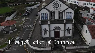 Fajã de Cima visto do céu São Miguel Açores 01/2021