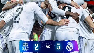 Résumé complet du match Real Madrid vs Liverpool FC (5 - 2) #championsleague #realmadrid #liverpool