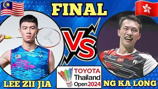 (FINAL)🇲🇾Lee Zii Jia MUNCUL JUARA TERBUKA THAILAND OPEN 2024🔥👏‼️Aksi Terbaik LZJ Sukar Ditandingi‼️