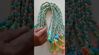 Braided Rug Tutorial , Doormat Design , #shorts#shortsfeed#youtubeshorts 🙏