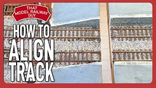 How To Align Track Over Baseboard Joints - Model Railway Tutorial