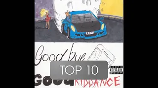 Top 10 Most streamed GOODBYE & GOOD RIDDANCE Songs of Juice WRLD (Spotify) 03.01.21