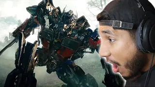 Optimus Prime VS Megatron, Starscream & Grindor Reaction