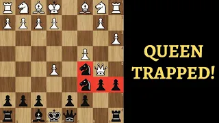 Excellent Chess Opening Traps For Black to WIN Fast | Fajarowicz Gambit ( Watch Now )