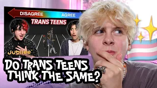 DO ALL TRANS TEENS THINK THE SAME (TRANS GUY REACTS) | NOAHFINNCE