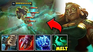 I TURNED ILLAOI INTO THE FINAL BOSS OF LEAGUE OF LEGENDS (LEGIT 1V5 THE ENEMIES)