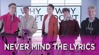 Why Don’t We cover 1D, 5SOS & Jonas Brothers in 'Never Mind The Lyrics' & we’re SO here for it! 🙌🏻