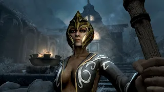 Secret scene if you wear Elven Armor in Windhelm