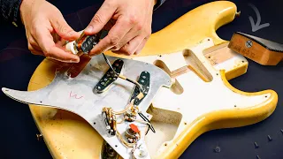 We Took Apart An All Original 1964 Stratocaster! | Guitar Village