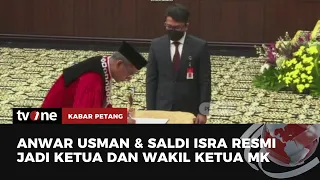 Anwar Usman & Saldi Isra Resmi Dilantik Jadi Ketua dan Wakil MK | Kabar Petang tvOne