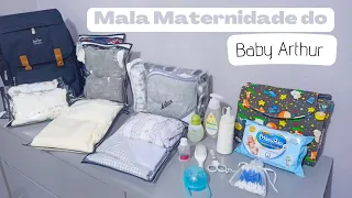 ARRUMANDO A MALA MATERNIDADE DO BEBÊ 🤩