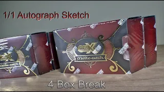 INCREDIBLE PULLS! | 2022 CRYPTOZOIC CZX MIDDLE EARTH HOBBY BOX | 4 BOX BREAK in 4K | 1/1 SKETCH AUTO