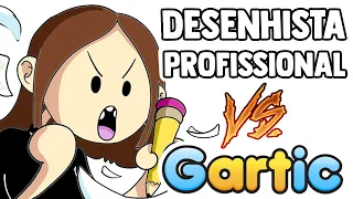 ARTISTA PROFISSIONAL JOGANDO GARTIC - Só fiz desenhos IMPRESSIONANTES