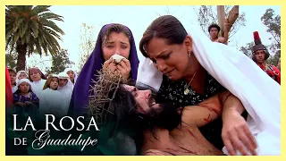 Abel cae de la cruz por culpa del 'Chuky' | La Rosa de Guadalupe 4/4 | Una mirada