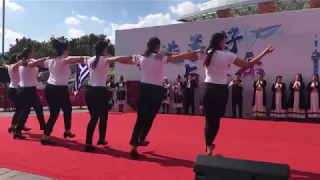 2019 Shanghai Tourism Festival - Youth Centre of Chalastra  public show at the Oriental Pearl Tower