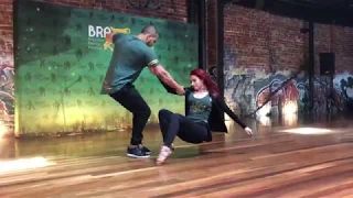 Beautiful Sensual Zouk Dance! BRAZILIAN ZOUK - Improv dance by Kadu and Larissa at Brazouky (2020)