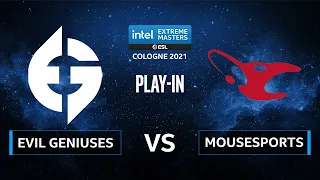 CS:GO - mousesports vs. Evil Geniuses [Inferno] Map 2 - IEM Cologne 2021 - Play-In