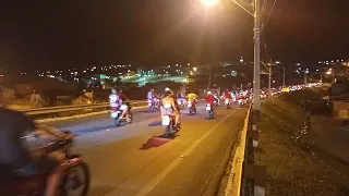 carreata do Flamengo campeão da libertadores 2022