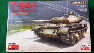 T-54-1 MiniArt 37003 1/35 In-box review